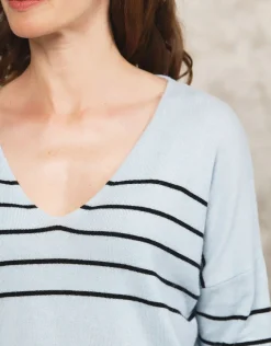 Hot Pull V laine et cachemire Pulls|Maille