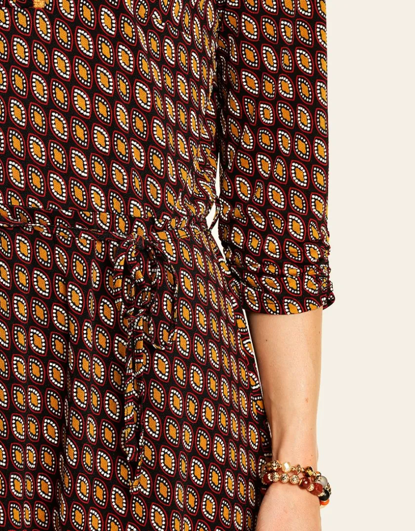 Online Robe bordeaux doré Robes|Robes & Jupes