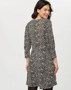 Sale Robe cache-coeur floral Robes|Robes & Jupes