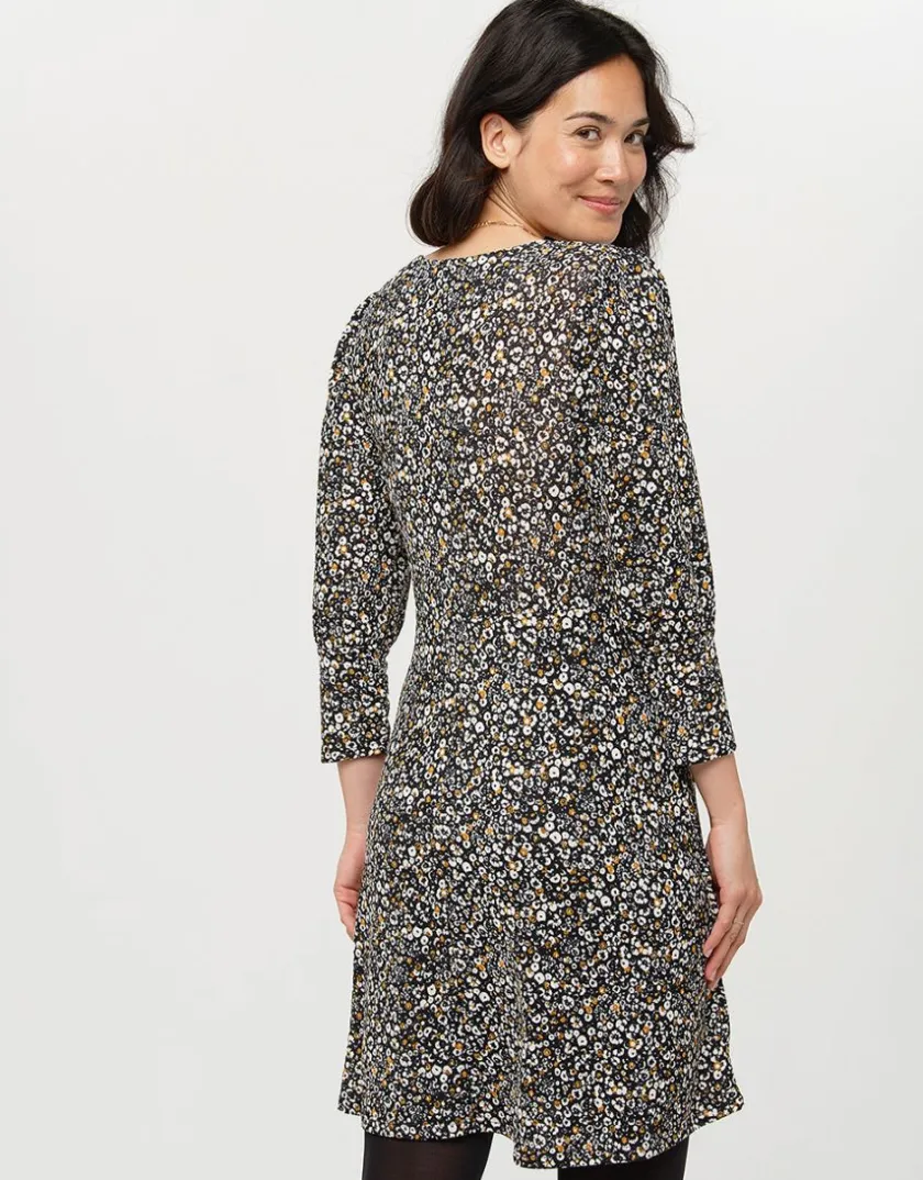 Sale Robe cache-coeur floral Robes|Robes & Jupes