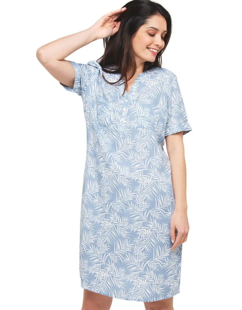 Fashion Robe chemise bleu Robes|Robes & Jupes