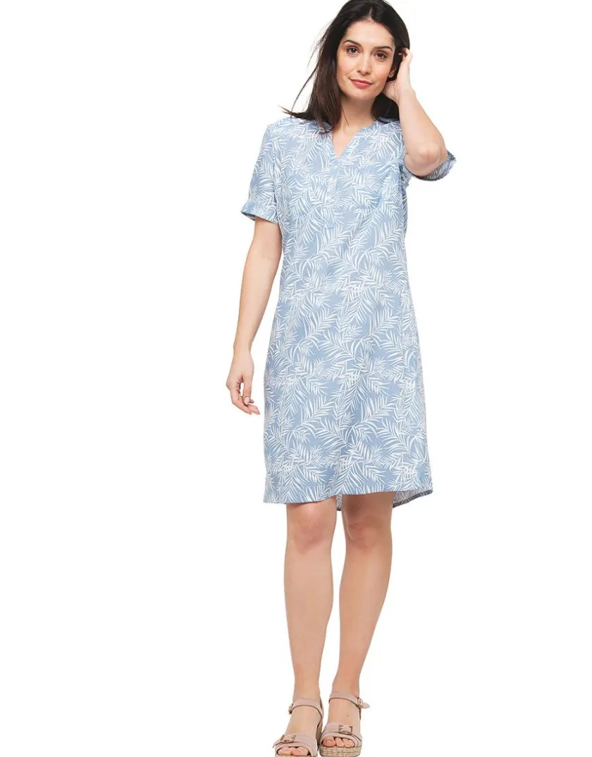 Fashion Robe chemise bleu Robes|Robes & Jupes
