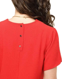 Online Robe chic crêpe rouge Robes|Robes & Jupes