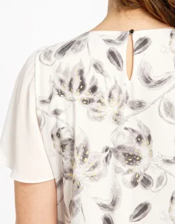 Hot Robe chic écrue à volants Robes|Robes & Jupes