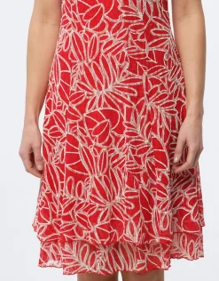 New Robe chic dentelle rouge Robes|Robes & Jupes
