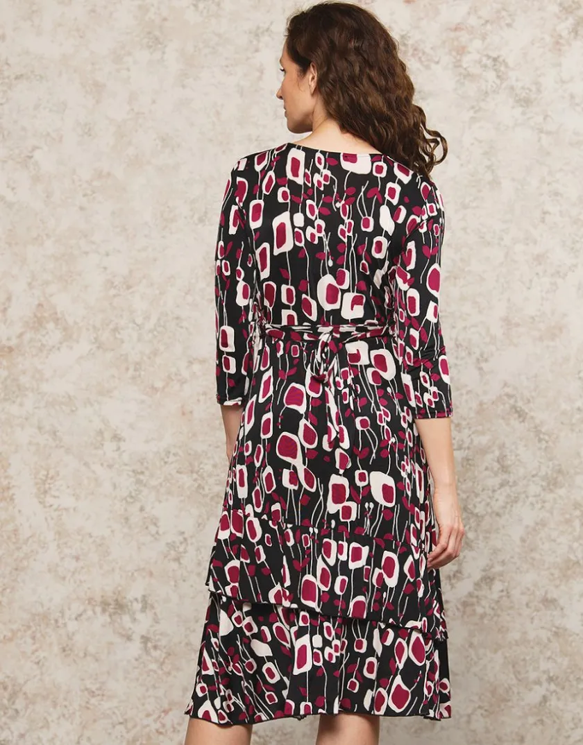 Hot Robe chic noir motif Robes|Robes & Jupes