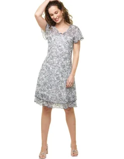 Fashion Robe dentelle blanc bleu Robes|Robes & Jupes
