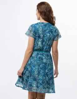 New Robe dentelle bleu Robes|Robes & Jupes