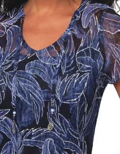 Sale Robe dentelle bleue Robes|Robes & Jupes