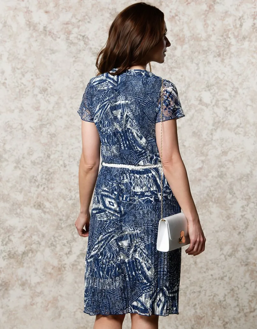 Hot Robe dentelle marine Robes|Robes & Jupes