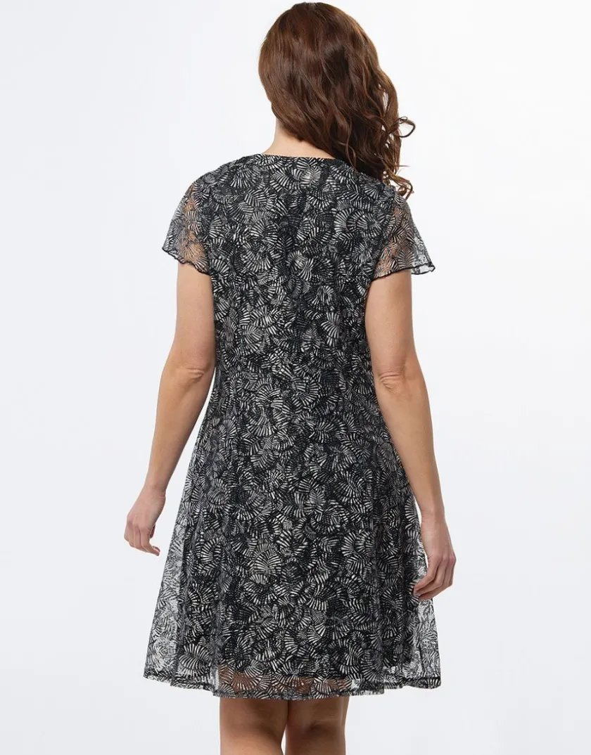 Clearance Robe dentelle noir motif Robes|Robes & Jupes