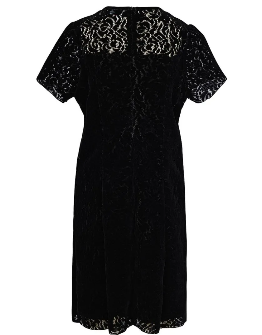 Outlet Robe dentelle noire Robes|Robes & Jupes