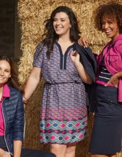 Hot Robe fuchsia imprimée Robes|Robes & Jupes