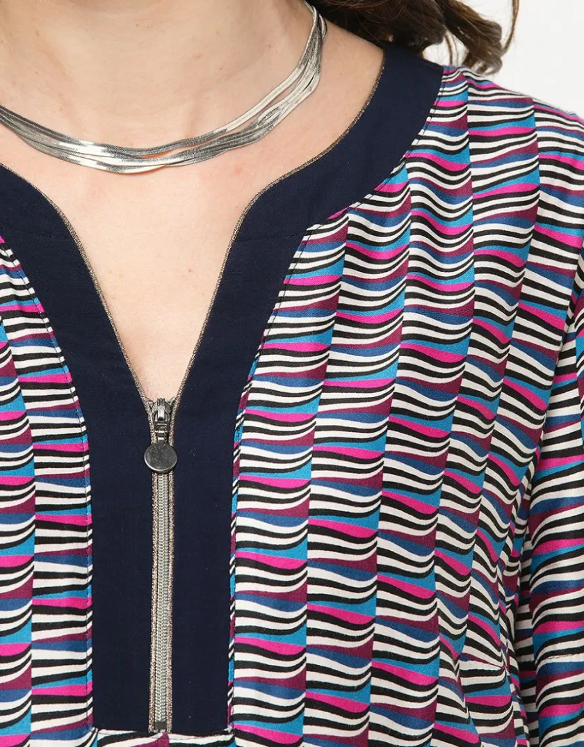 Hot Robe fuchsia imprimée Robes|Robes & Jupes