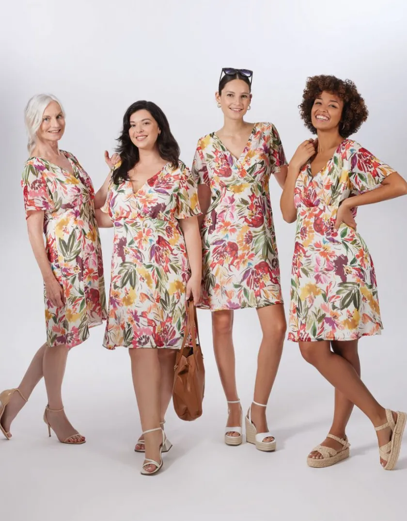 Hot Robe imprimé floral Robes|Robes & Jupes