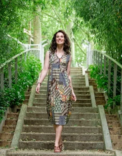 Online Robe imprimé éthnique Robes|Robes & Jupes