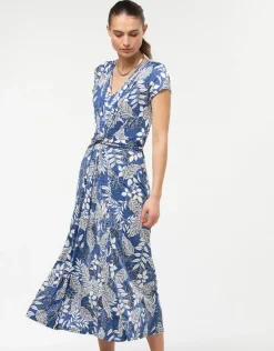 Outlet Robe longue bleue Robes|Robes & Jupes