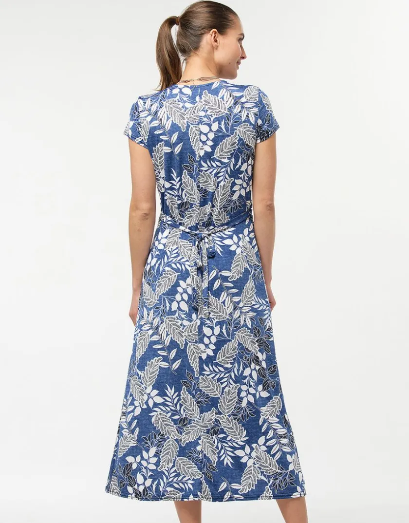 Outlet Robe longue bleue Robes|Robes & Jupes