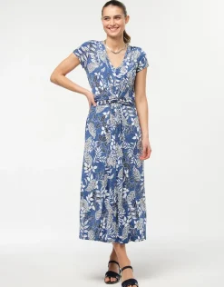 Outlet Robe longue bleue Robes|Robes & Jupes