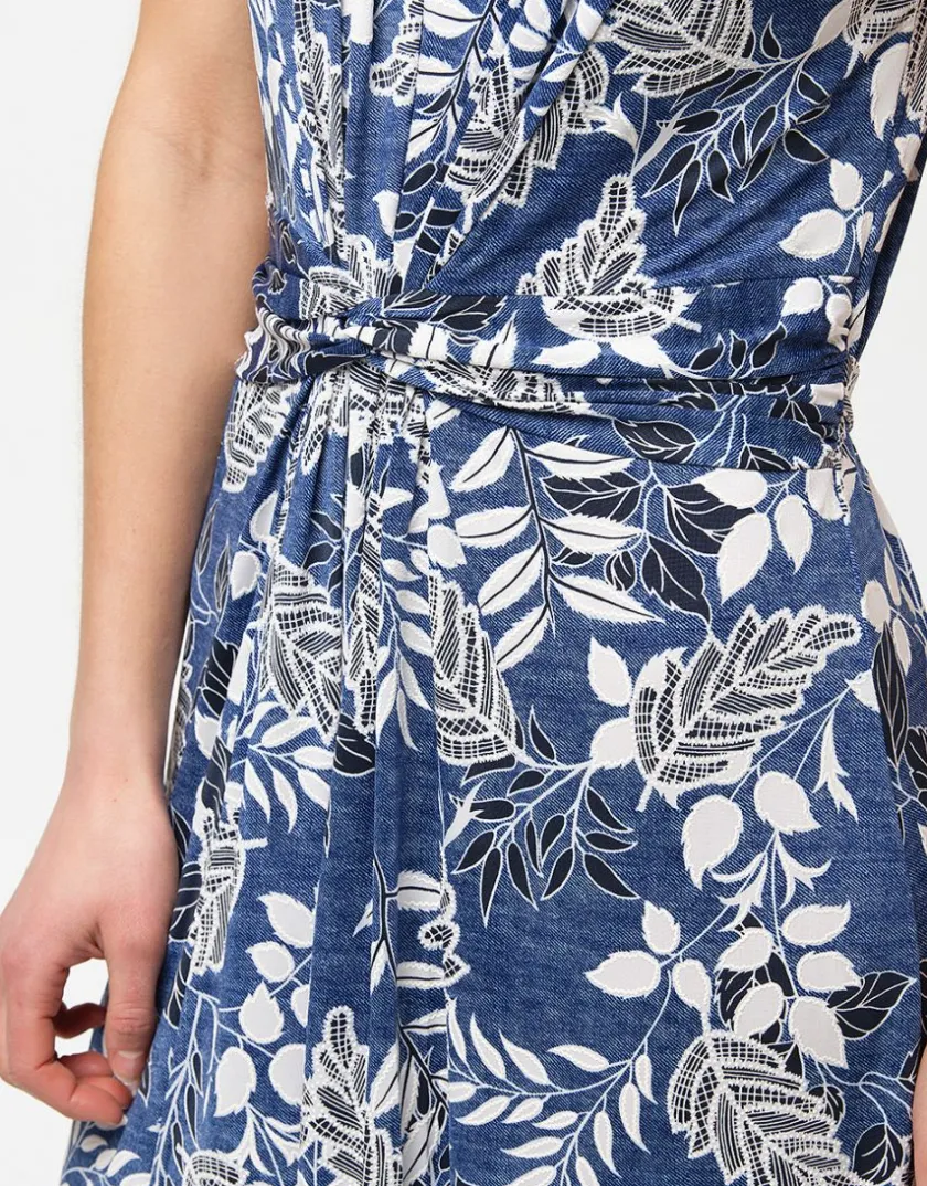 Outlet Robe longue bleue Robes|Robes & Jupes