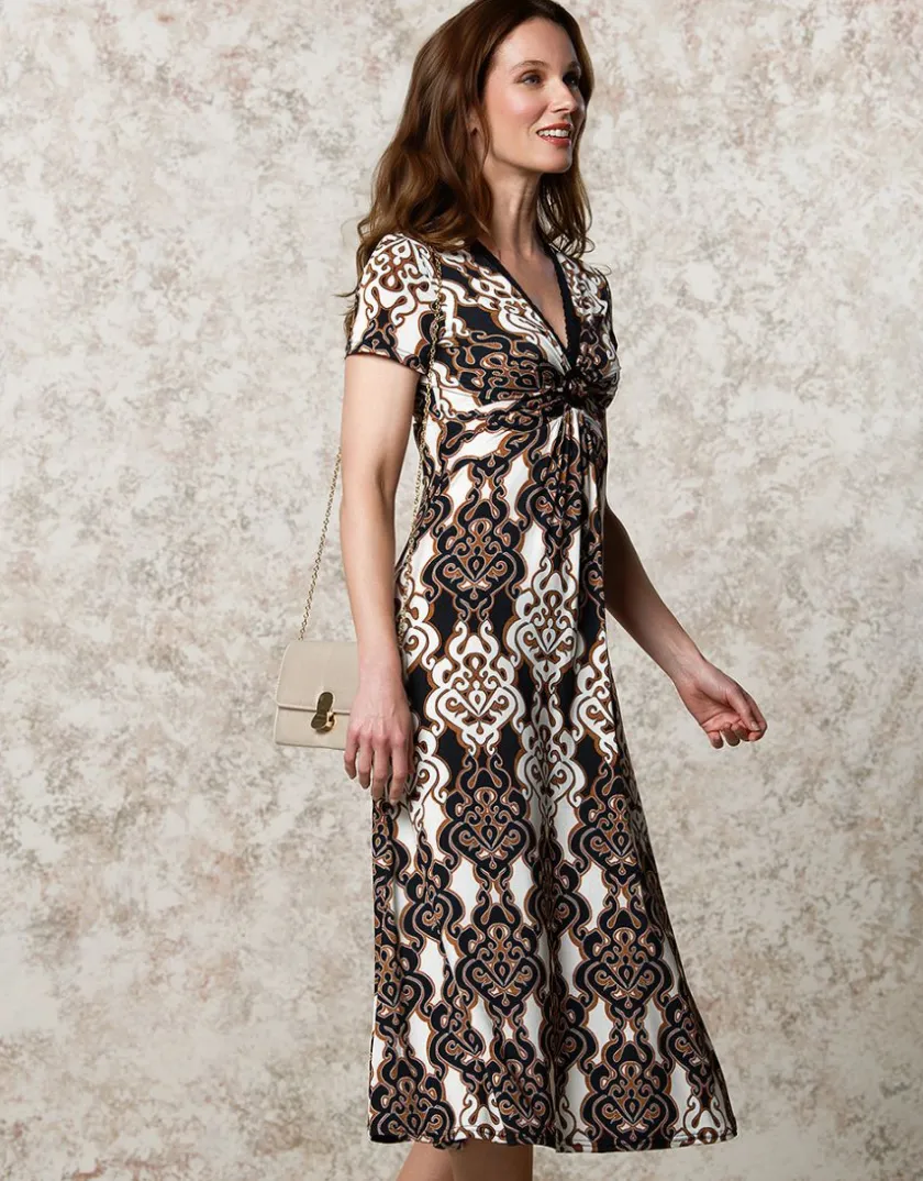 Outlet Robe longue chic imprimé Robes|Robes & Jupes