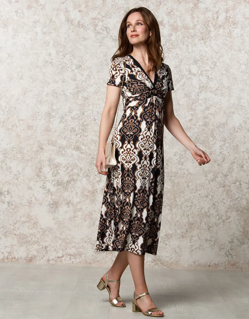 Outlet Robe longue chic imprimé Robes|Robes & Jupes