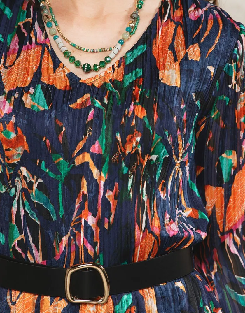 Online Robe longue plissée Robes|Robes & Jupes