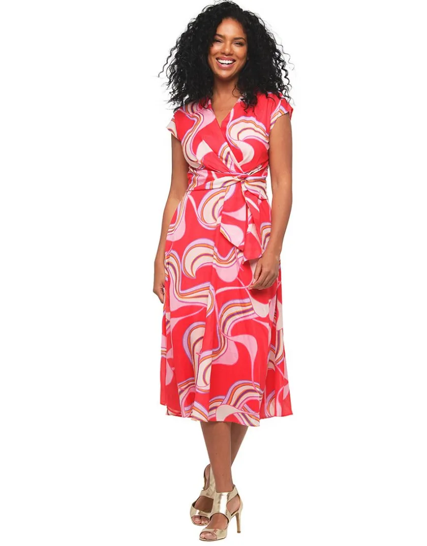 Outlet Robe longue rose chic Robes|Robes & Jupes