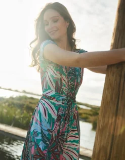 Outlet Robe longue turquoise Robes|Robes & Jupes