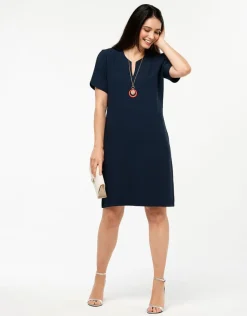 Discount Robe marine droite Robes|Robes & Jupes