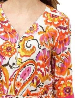 Best Robe orange imprimée Robes|Robes & Jupes