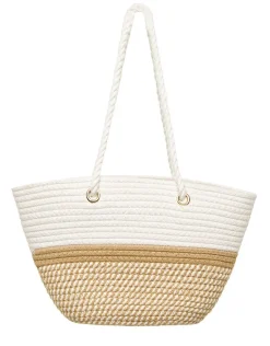 Sale Sac panier écru Maroquinerie|Accessoires