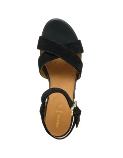 New Sandales talon cuir noir GEOX Sandales