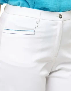 Clearance Short blanc coton Shorts & Bermudas