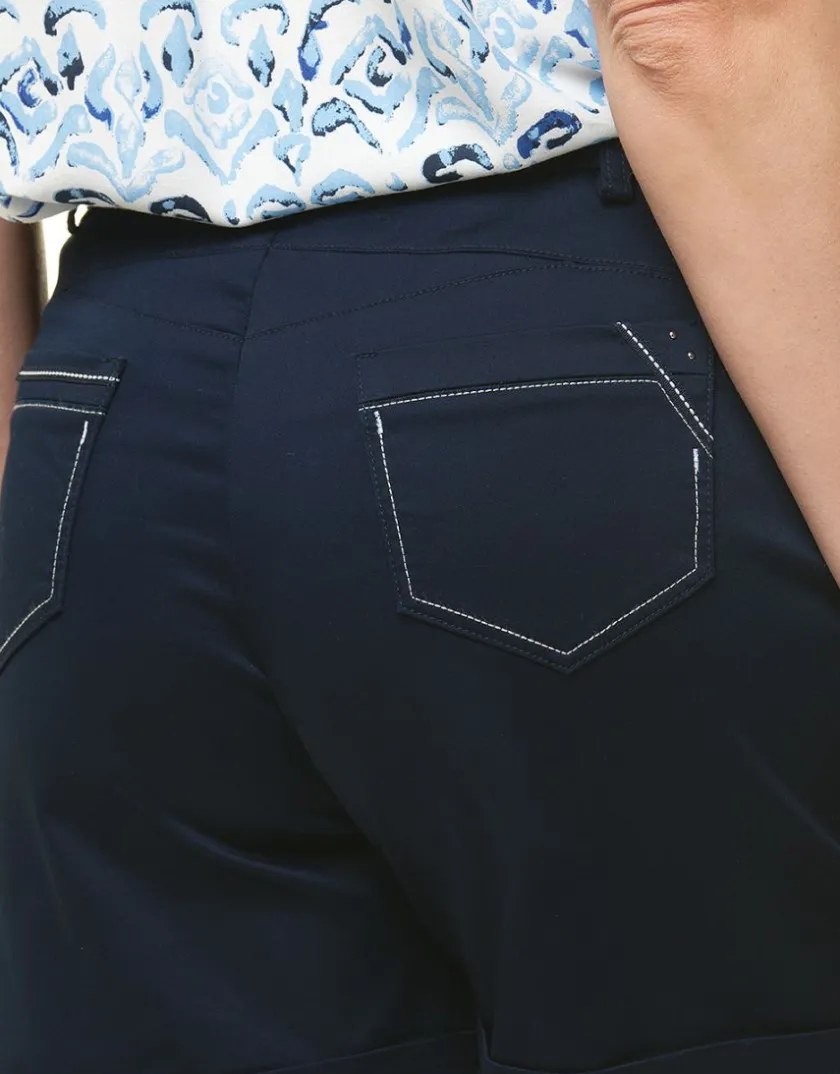 Clearance Short coton marine Shorts & Bermudas|Pantalons