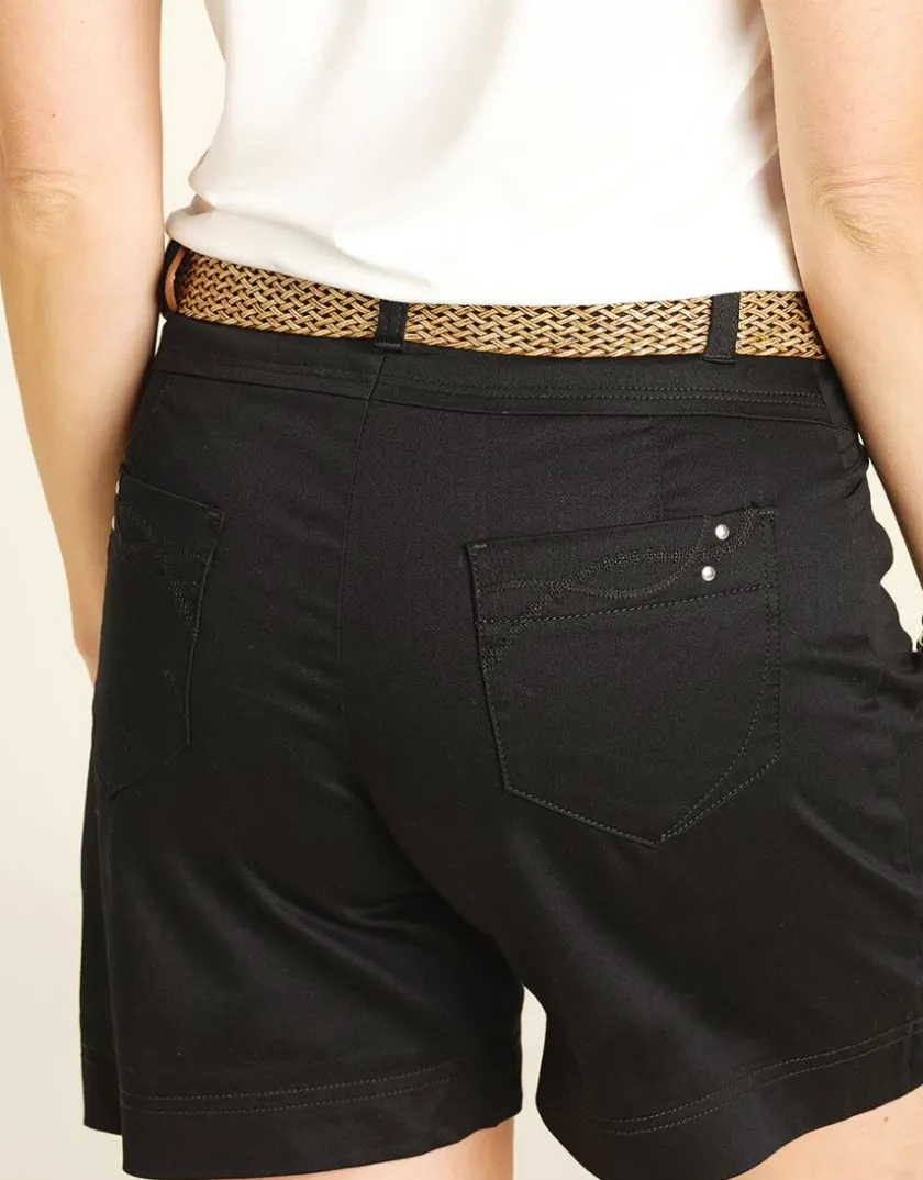 New Short coton noir Shorts & Bermudas|Pantalons