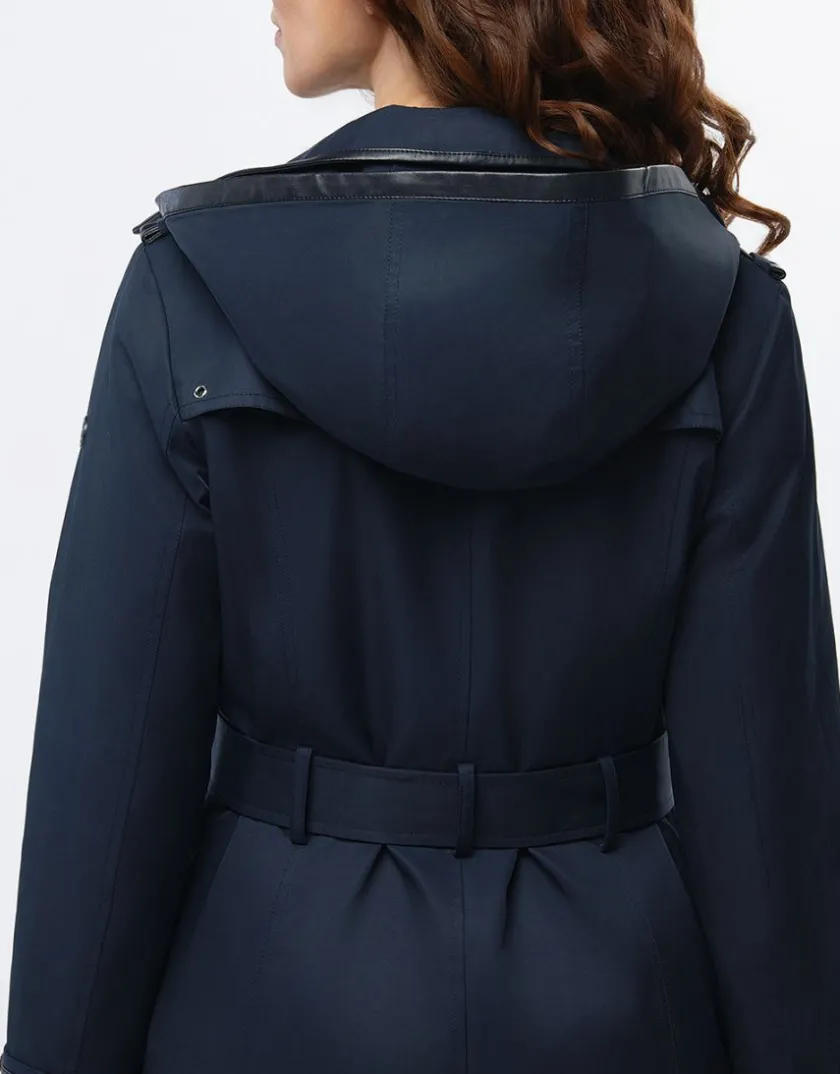 Clearance Trench court bleu marine Parkas|Parkas