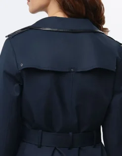Clearance Trench court bleu marine Parkas|Parkas
