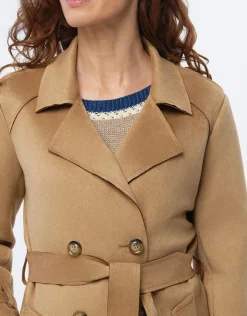 New Trench suédine beige Parkas|Parkas