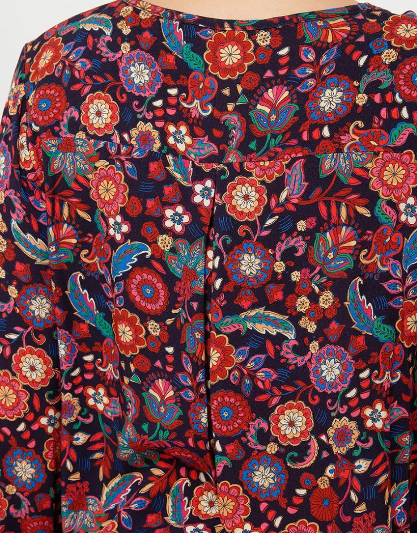 Discount T-shirt ample fleurs roug T-shirts|Hauts