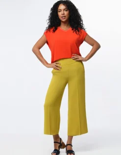 New T-shirt bi-matière orange T-shirts|Hauts