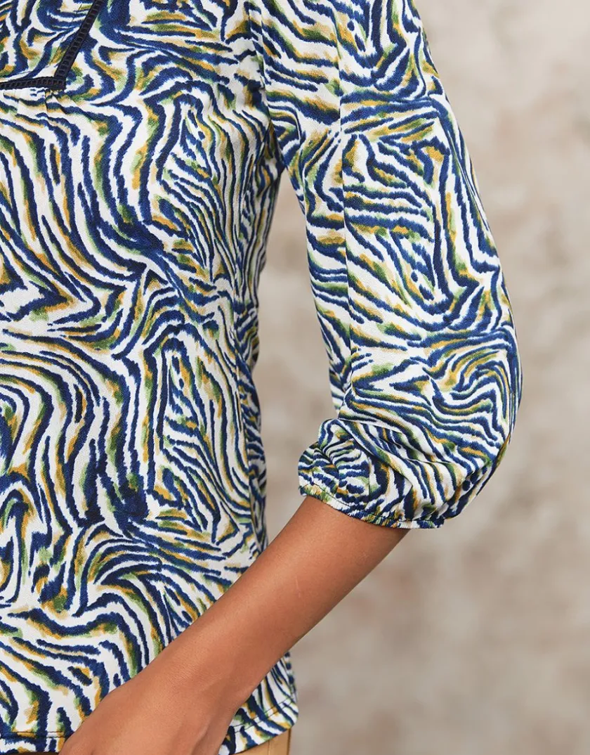 Sale T-shirt blanc imprimé T-shirts|Hauts