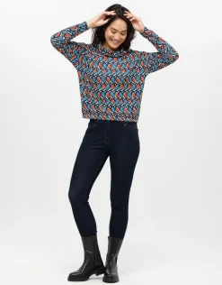 Clearance T-shirt chaud motif bleu T-shirts|Hauts