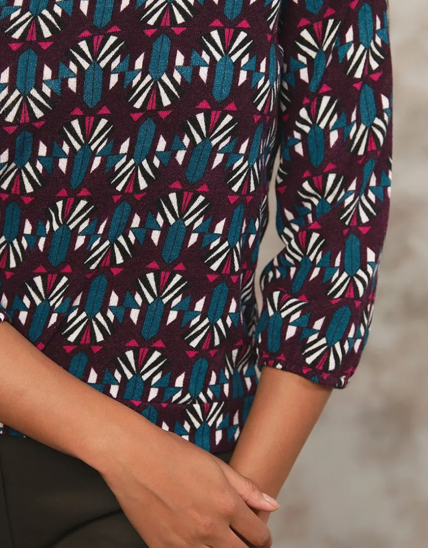 Fashion T-shirt chaud motif prune T-shirts|Hauts