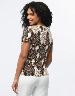 Hot T-shirt chic cache coeur T-shirts|Hauts