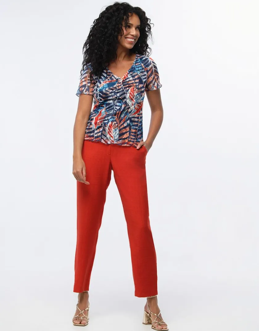 Clearance T-shirt dentelle imprimé T-shirts|Hauts