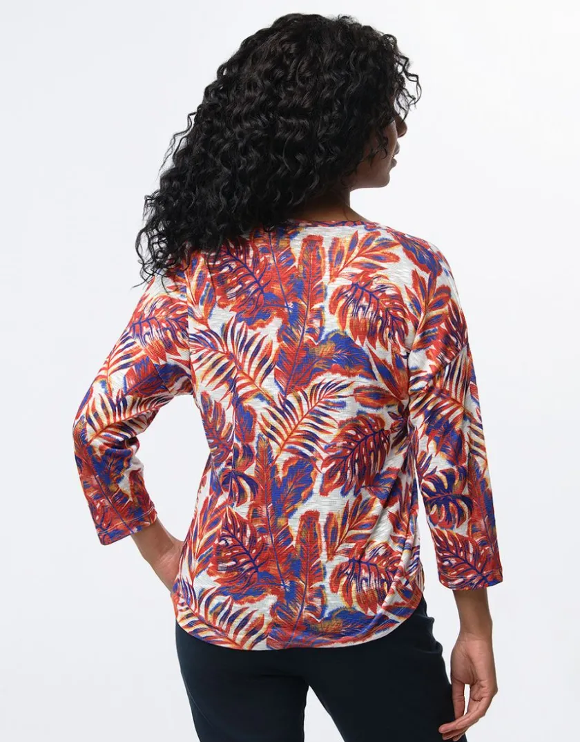 Best T-shirt imprimé feuillage T-shirts|Hauts