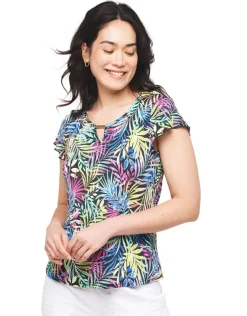 Online T-shirt imprimé noir T-shirts|Hauts