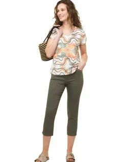 Hot T-shirt kaki orange T-shirts|Hauts