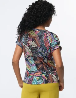 New T-shirt multicolore motif T-shirts|Hauts